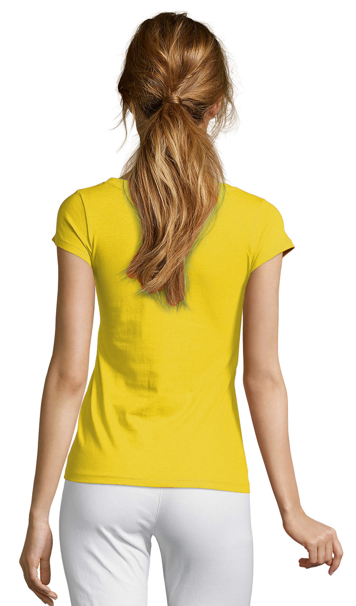 Γυναικείο T-shirt Moon SOLS 11388 Gold