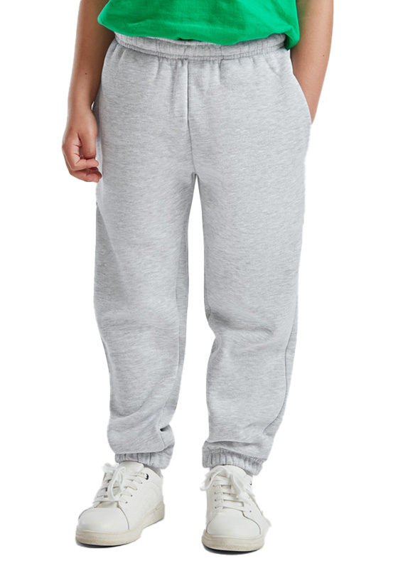 Παιδικό Παντελόνι Φόρμας 64-025-0 Fruit of the Loom Heather Grey