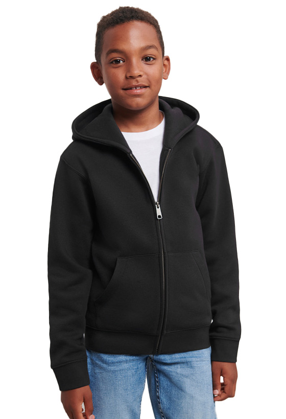 Παιδική Μπλούζα Φούτερ με Κουκούλα R-266B-0 Russell Authentic Black