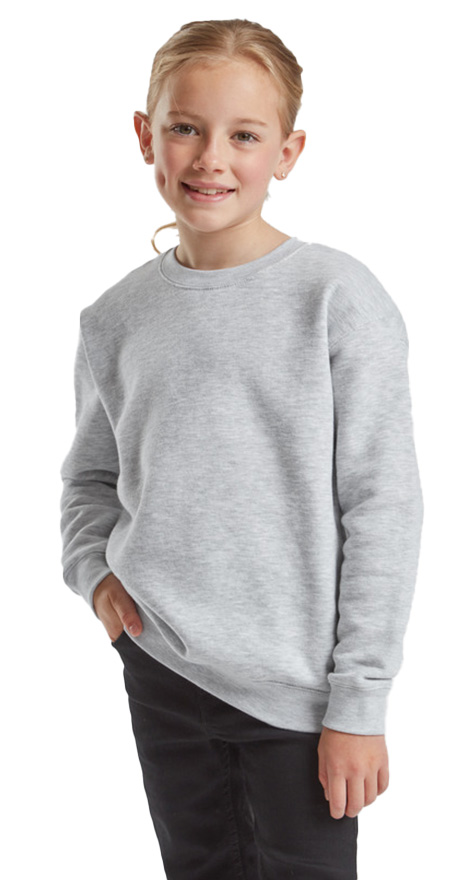 Παιδικό Φούτερ Set-In Sweat 62-031-0 Fruit of the Loom Heather Grey