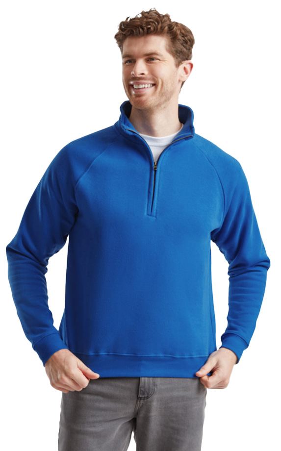 Φούτερ 62-032-0 Fruit of the Loom Premium Zip Neck Royal