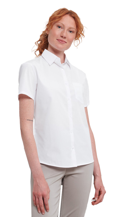 Γυναικείο Πουκάμισο R-935F-0 Russell 110 gsm White