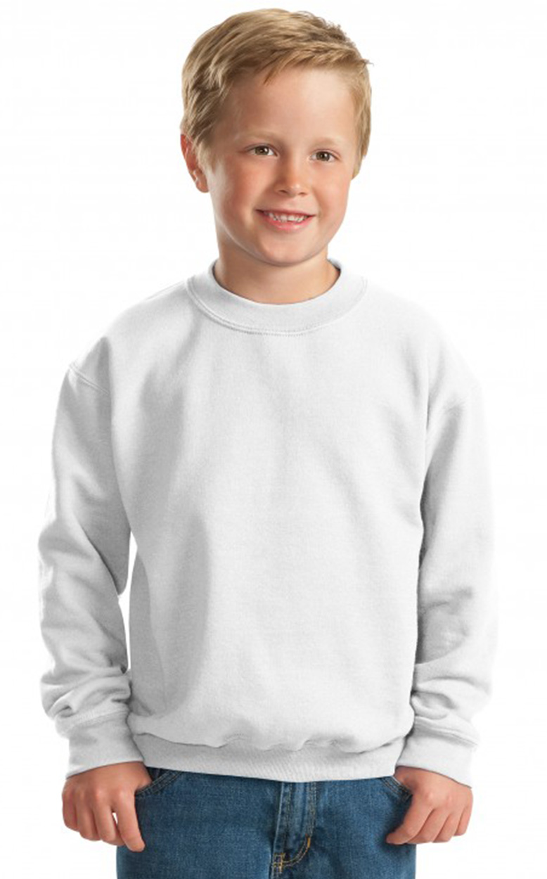 Παιδικό Φούτερ 18000B Gildan Blend Youth White