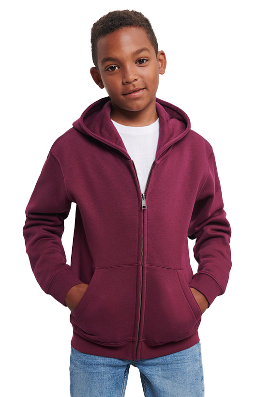 Παιδική Μπλούζα Φούτερ με Κουκούλα R-266B-0 Russell Authentic Burgundy