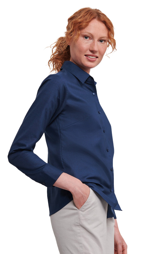 Γυναικείο Μακρυμάνικο Πουκάμισο R-932F-0 Russell Bright Navy