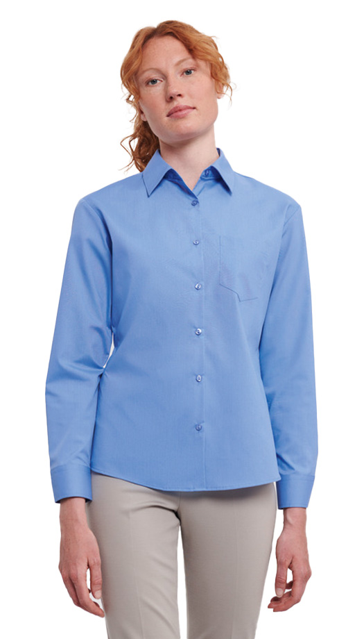 Γυναικείο Πουκάμισο Μακρυμάνικο R-934F-0 Russell Corporate Blue
