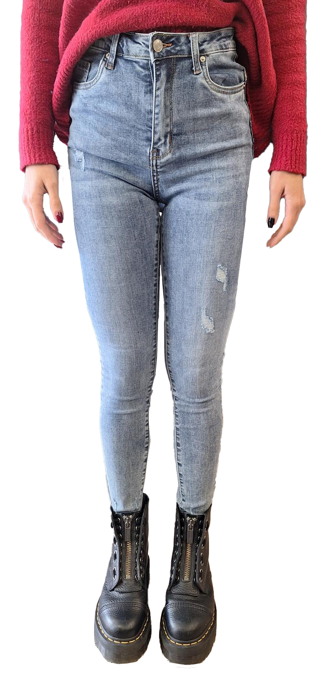Παντελόνι Colorful Denim KLJC129 Blue