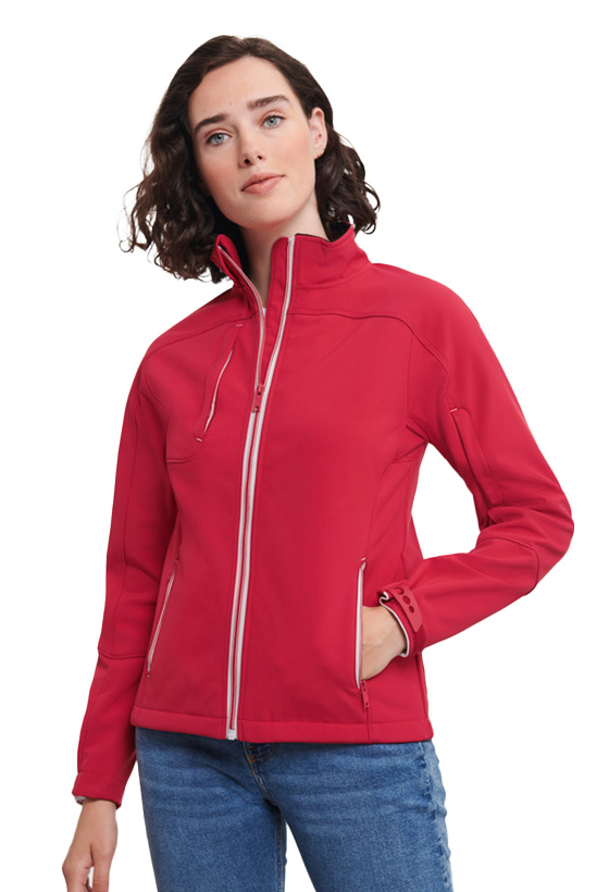 Γυναικείο Μπουφάν Softshell R-410F-0 Russell Europe Classic Red