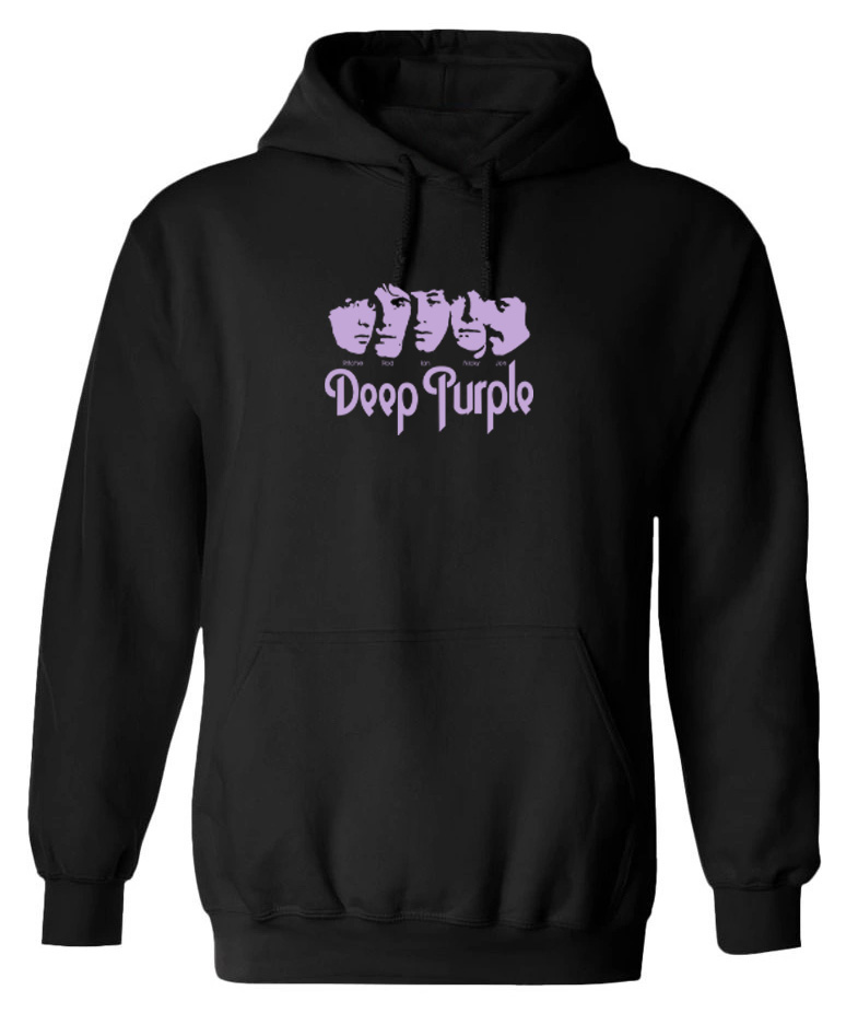 Hoodie Deep Purple Art1 Rock Avenue Black