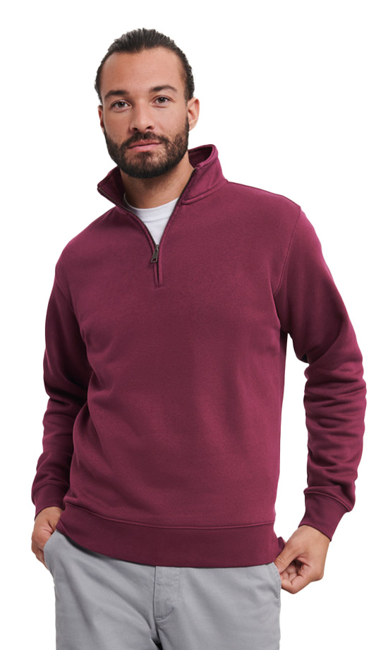 Φούτερ Authentic 1/4 Zip R-270M-0 Russell Burgundy