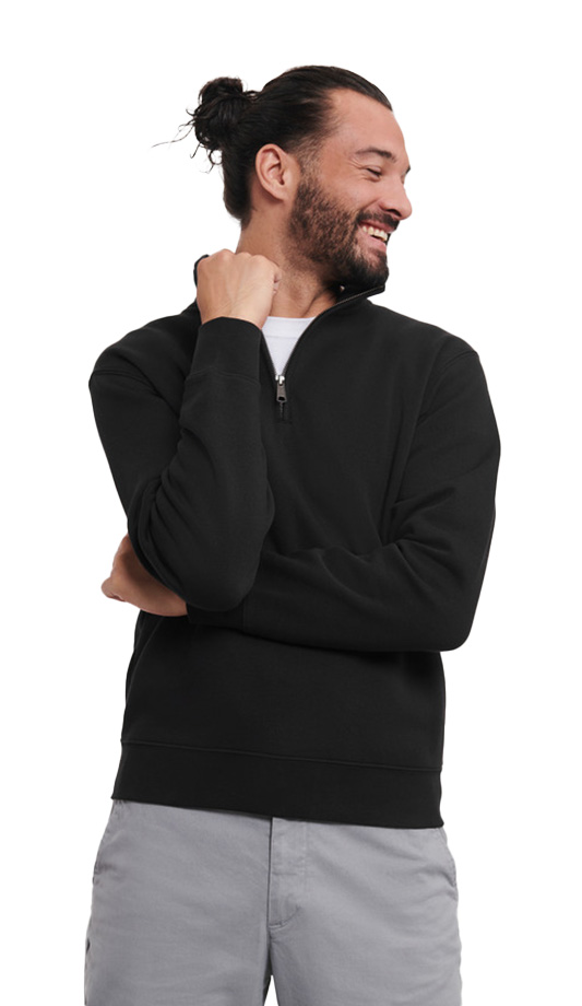 Φούτερ Authentic 1/4 Zip R-270M-0 Russell Black