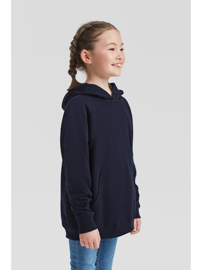 Παιδικό Lightweight Hooded Sweat Fruit Of The Loom 62-009-0 Deep Navy παιδικά Φούτερ Simple Wear