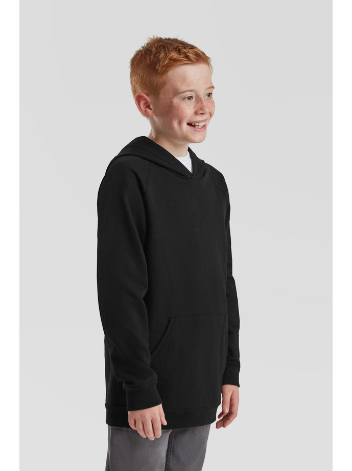 Παιδικό Φούτερ με Κουκούλα 62-009-0 Fruit Of The Loom Black παιδικά Simple Wear