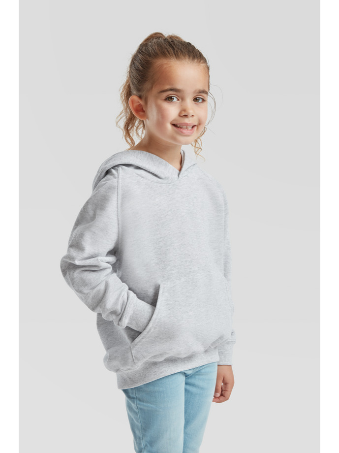 Παιδικό Φούτερ με Κουκούλα 62-009-0 Fruit Of The Loom Heather Grey παιδικά Simple Wear