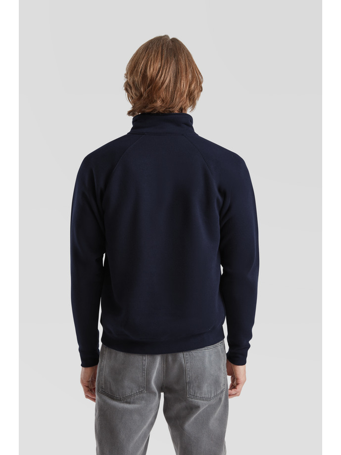 Φούτερ 62-032-0 Fruit Of The Loom Premium Zip Neck Deep Navy ανδρικά Simple Wear
