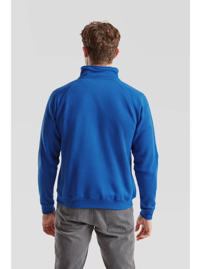 Φούτερ 62-032-0 Fruit Of The Loom Premium Zip Neck Royal ανδρικά Simple Wear