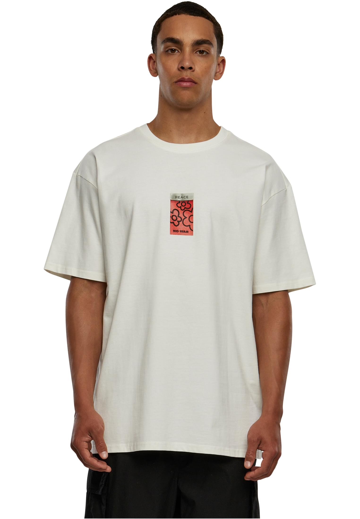 Puffer Peace Oversize Tee Mister Tee MT2422-02903 whitesand