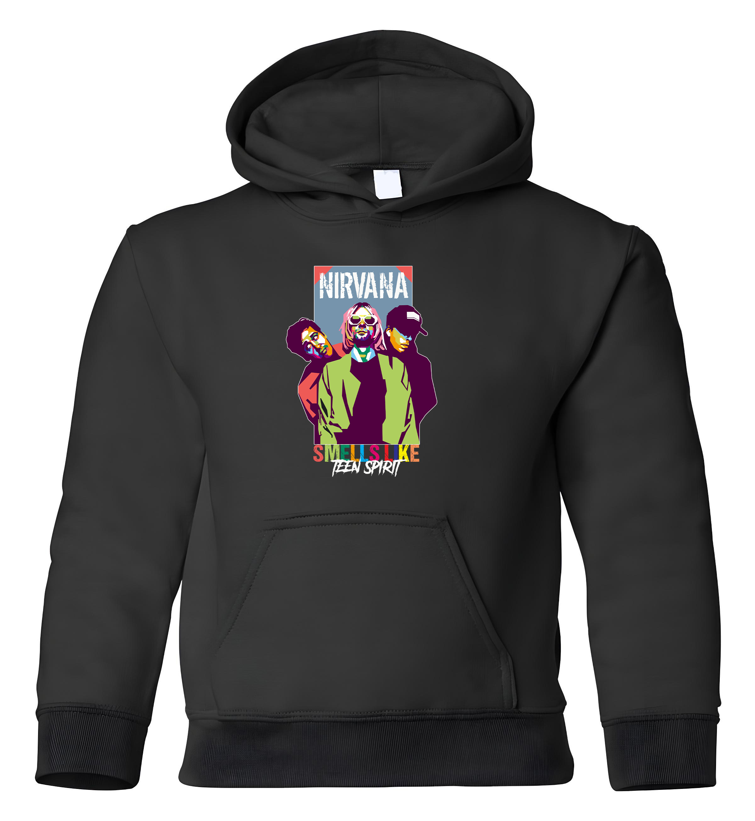 Παιδικό Hoodie Nirvana Art1 Rock Avenue Black