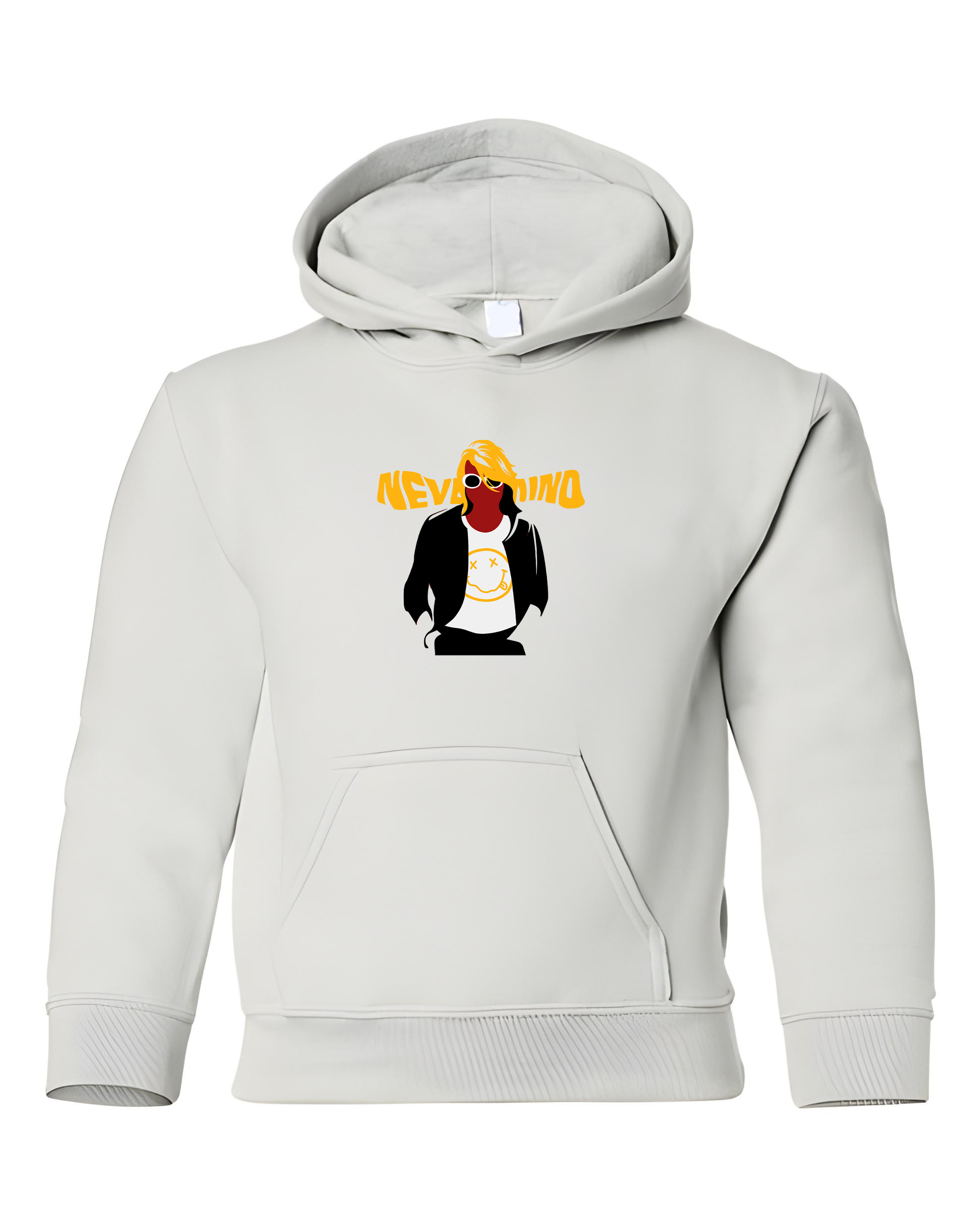 Παιδικό Hoodie Nirvana Cobain Nevermind 01 Rock Avenue White