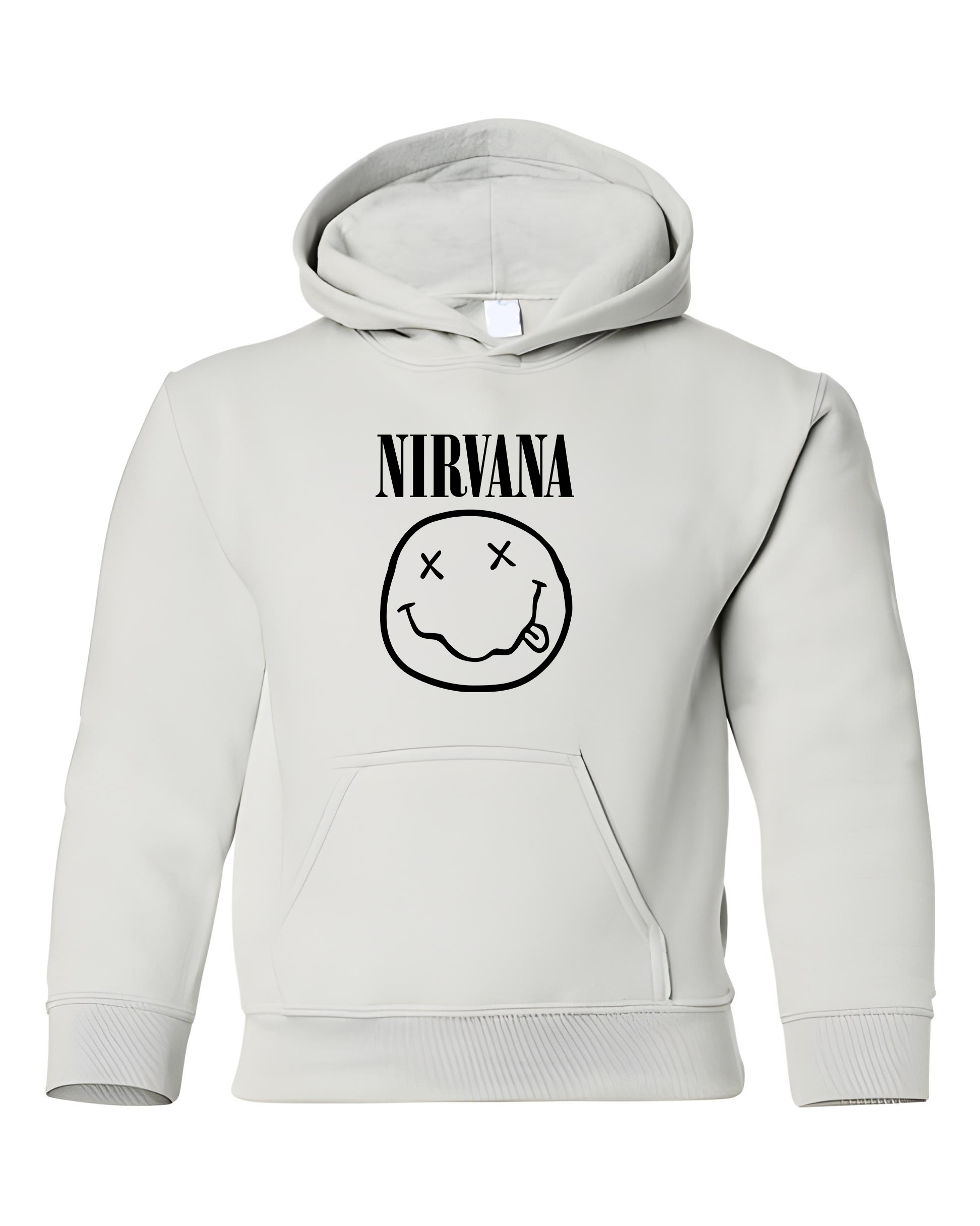 Παιδικό Hoodie Nirvana Logo Album Art Rock Avenue White