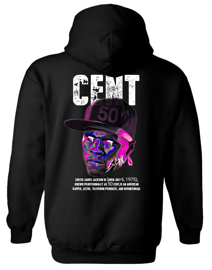 Hoodie 50Cent Pop Culture Black