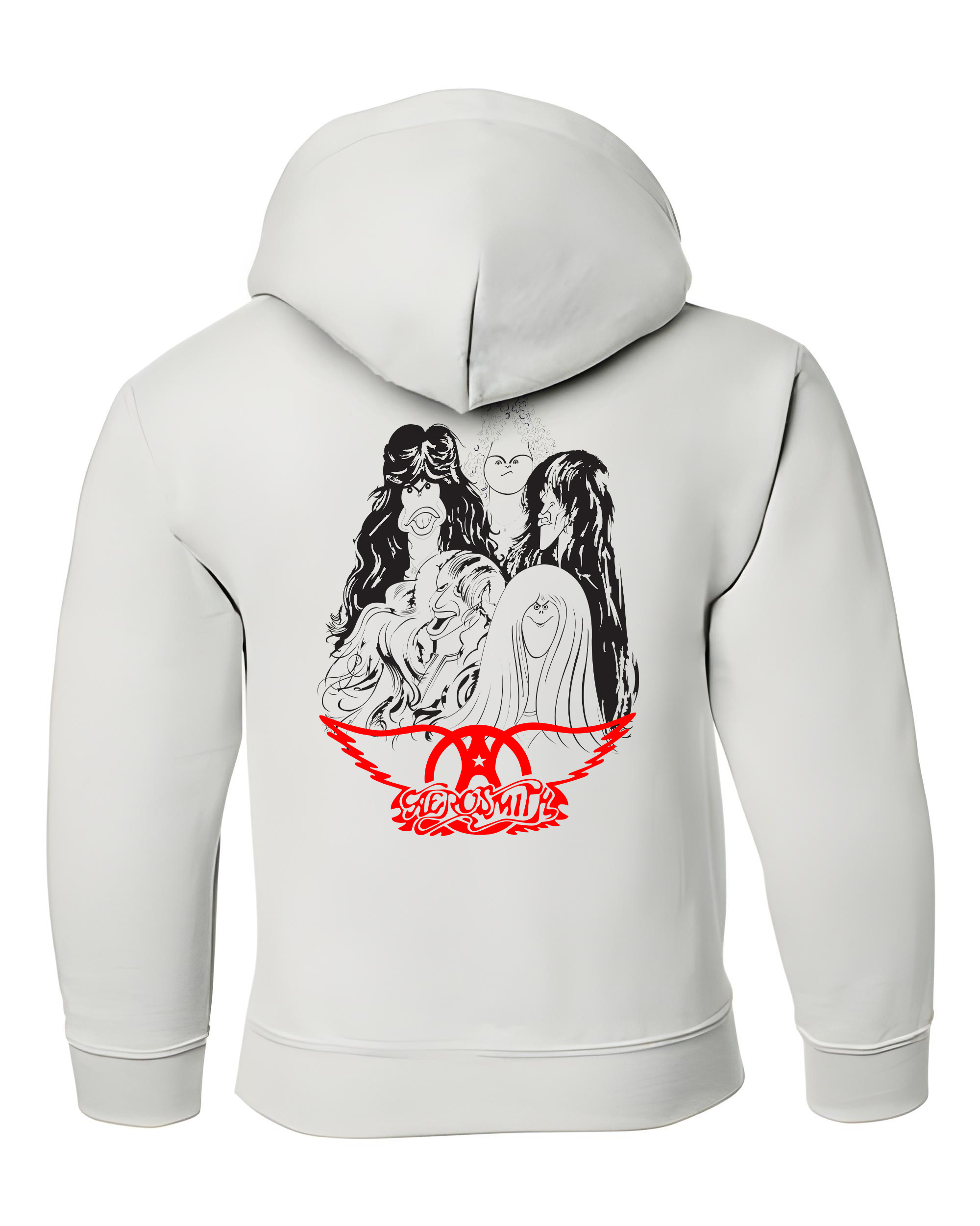 Παιδικό Hoodie Aerosmith Art1 Rock Avenue White