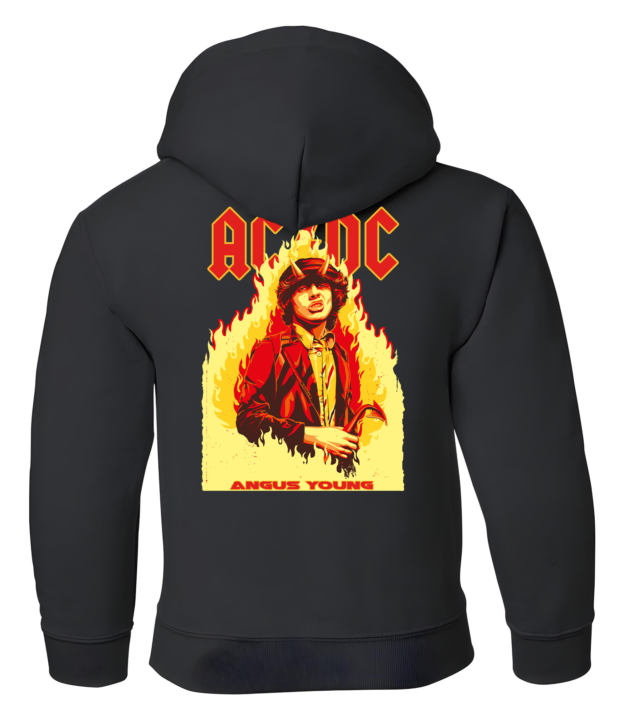 Παιδικό Hoodie Angus Young Art1 Rock Avenue Black