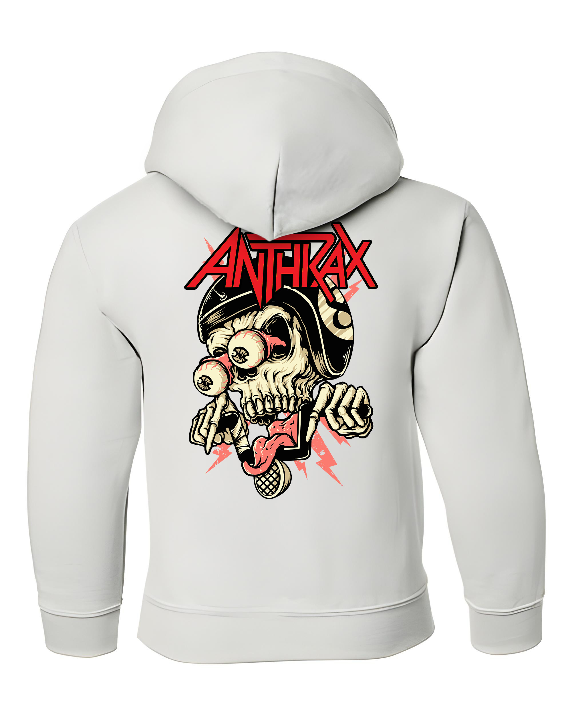 Παιδικό Hoodie Anthrax Rock Avenue White