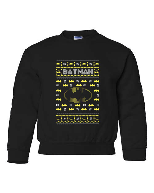 Παιδικό Χριστουγεννιάτικο Ugly Sweater Batman Pop Culture Black