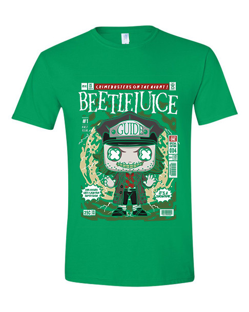 T-Shirt Beetlejuice Pop Culture Irish Green