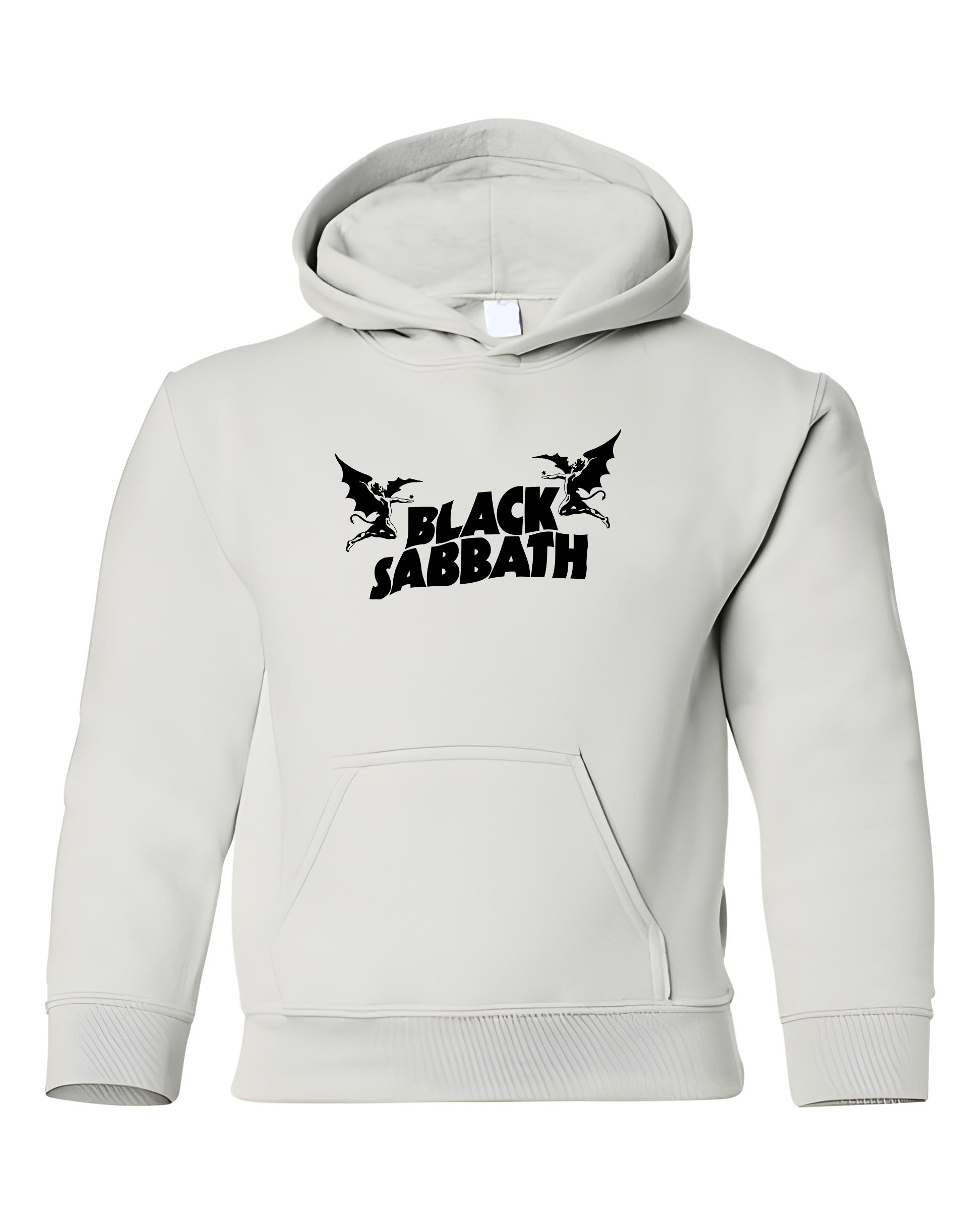 Παιδικό Hoodie Black Sabbath Band Logo Art Rock Avenue White