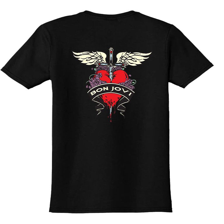 Παιδικό T-shirt Bon Jovi Rock Avenue Black