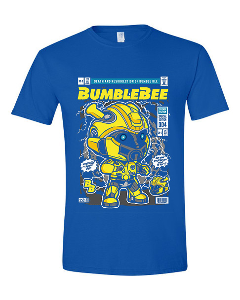 T-Shirt Bumble Bee Pop Culture Royal