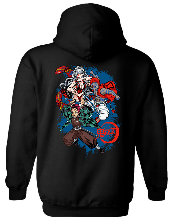 Hoodie Demon Slayer A Pop Culture Black
