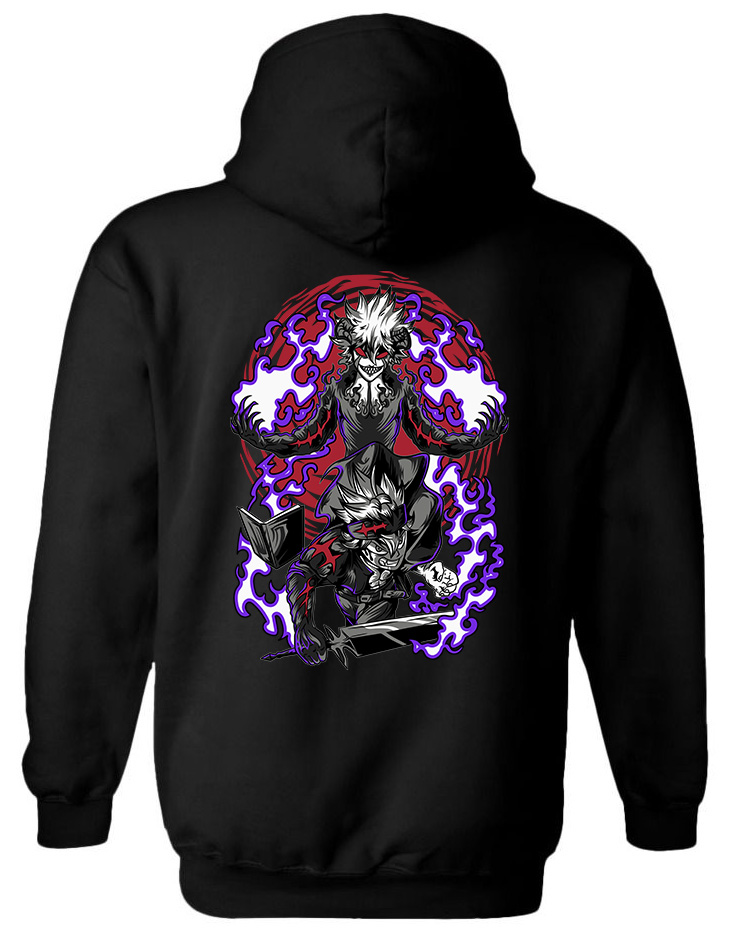 Hoodie Devil Union Black Clover Pop Culture Black