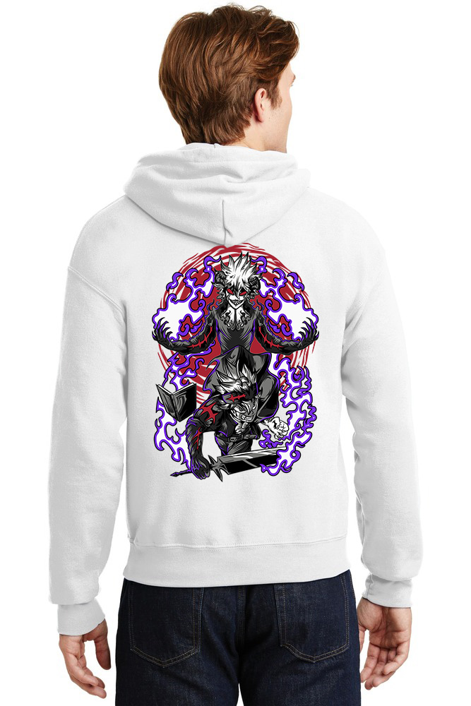 Hoodie Devil Union Black Clover Pop Culture White ανδρικά Φούτερ Simple Wear