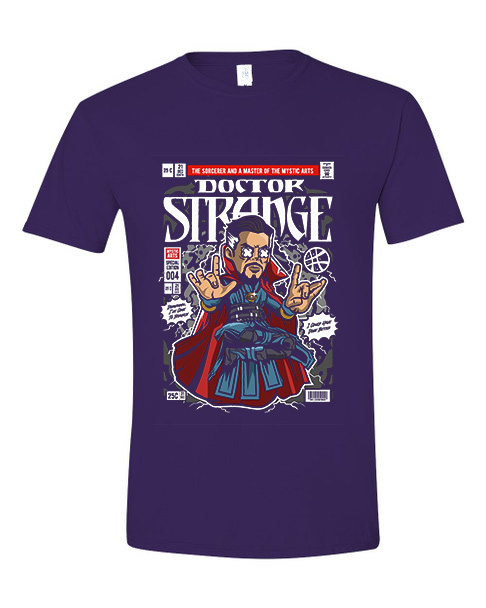 T-Shirt Dr Strange Pop Culture Purple