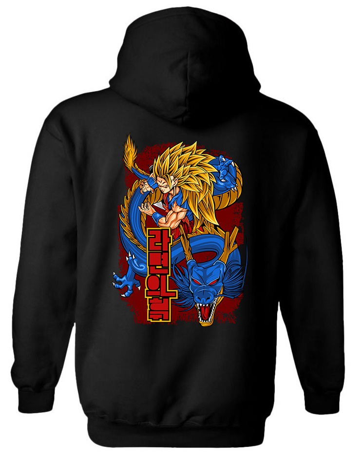 Hoodie Dragon Ball Z Pop Culture Black