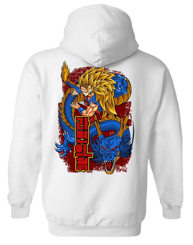 Hoodie Dragon Ball Z Pop Culture White