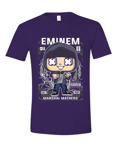 T-Shirt Eminem 8 Mile Pop Culture Purple