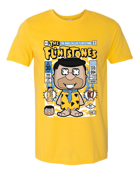 T-Shirt Fred Flinstones Pop Culture Daisy