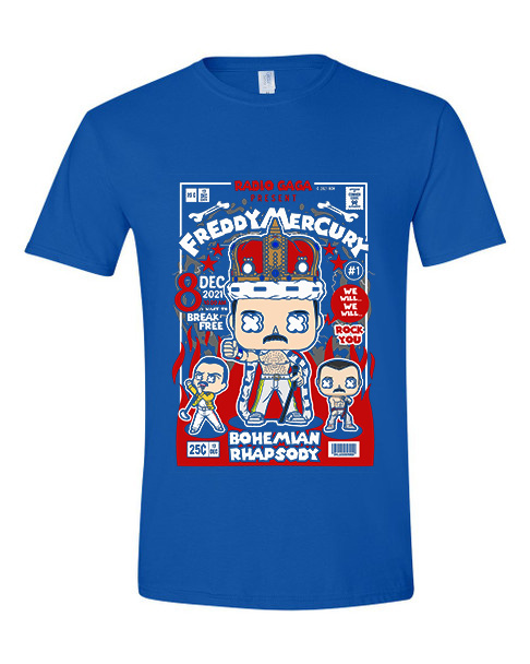 T-Shirt Freddy Mercury (2) Pop Culture Royal