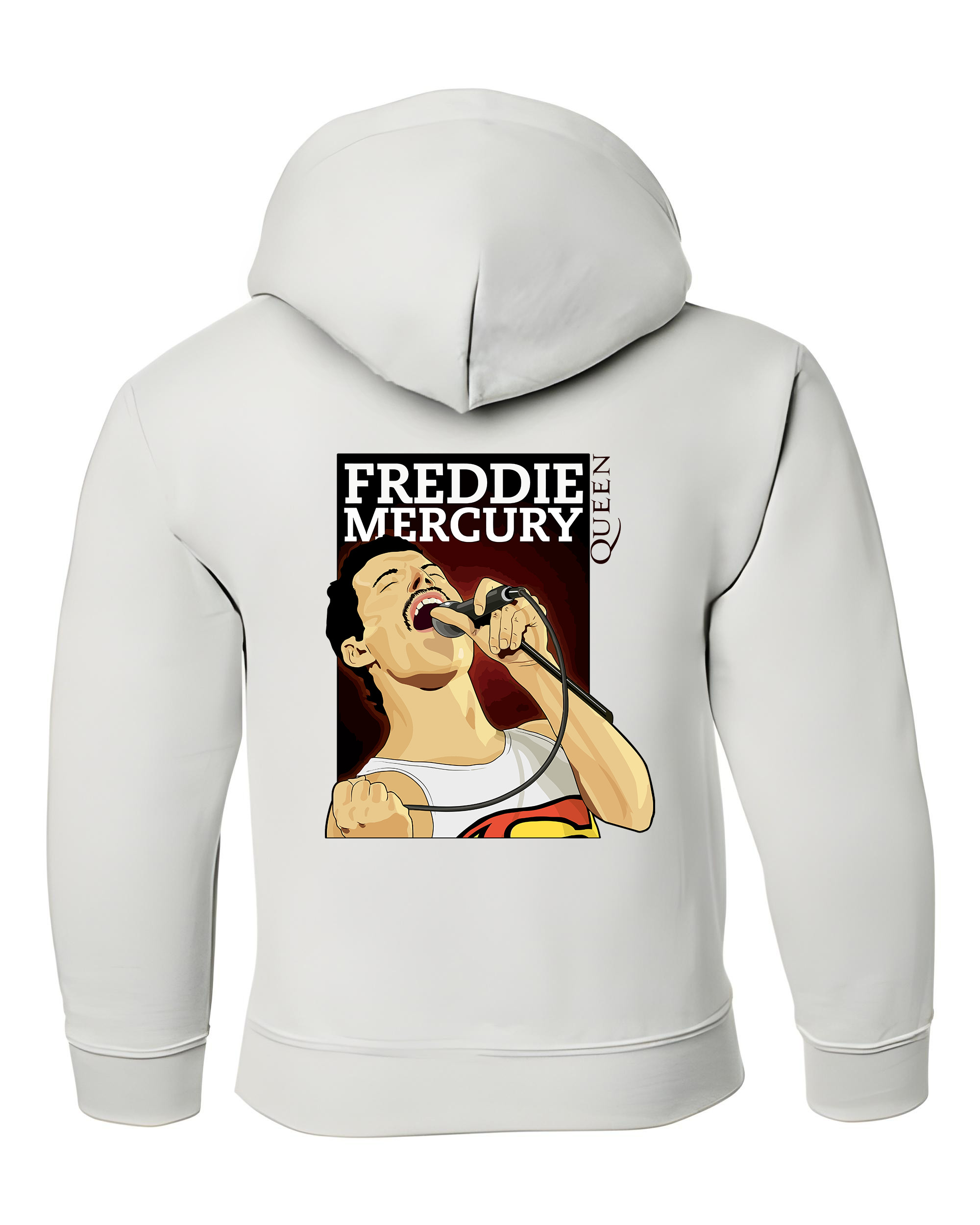 Παιδικό Hoodie Freedie Mercury 1 Rock Avenue White