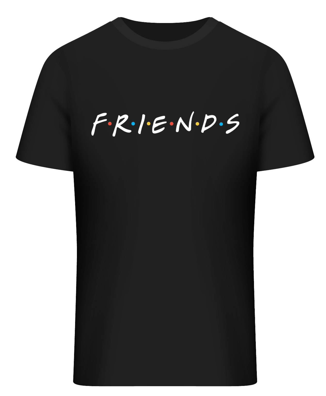 T-Shirt Friends Pop Culture Black