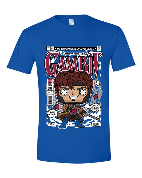 T-Shirt Gambit Pop Culture Royal