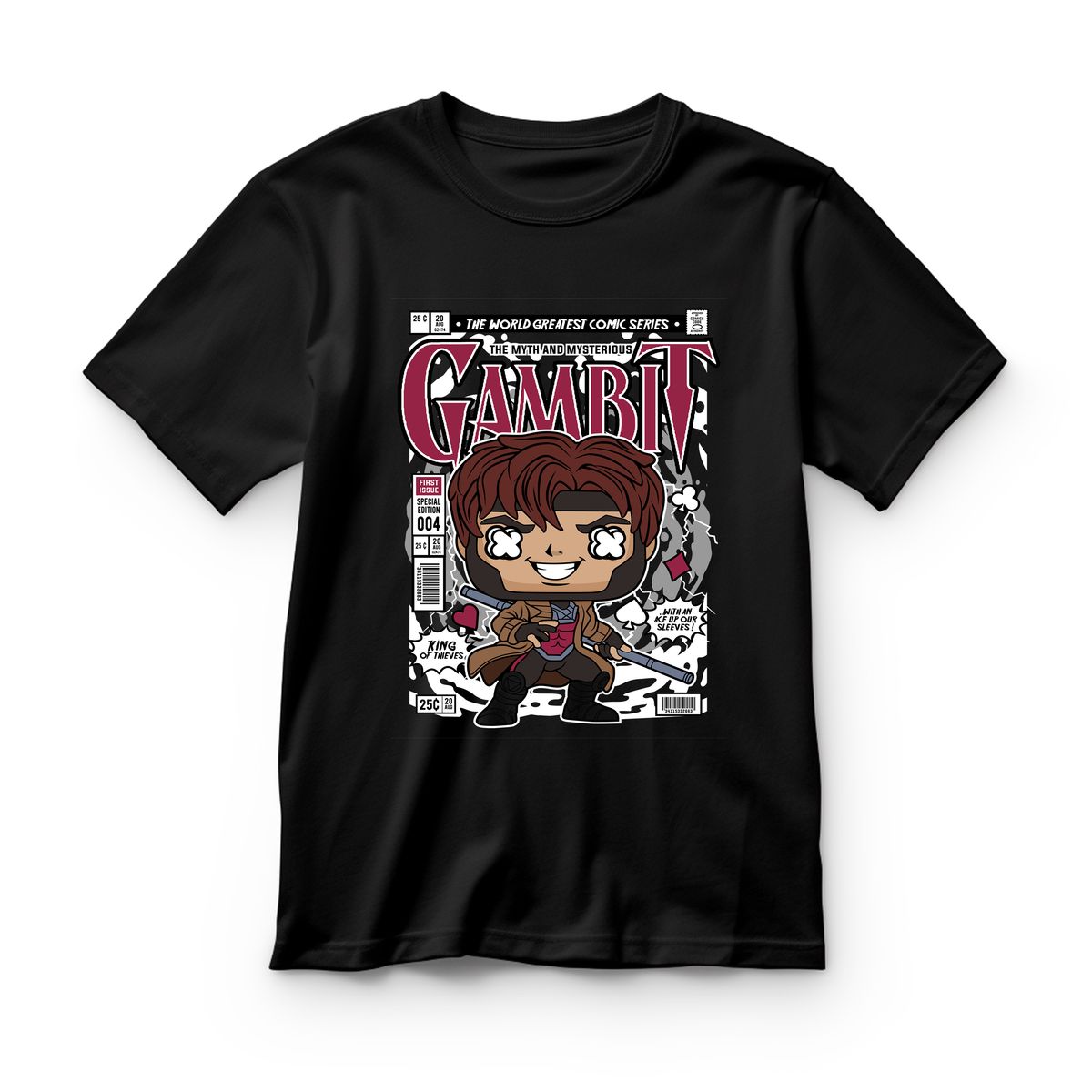 Παιδικό T-shirt Gambit Pop Culture Black