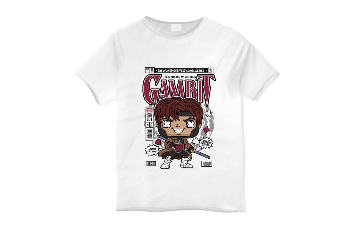 Παιδικό T-shirt Gambit Pop Culture White
