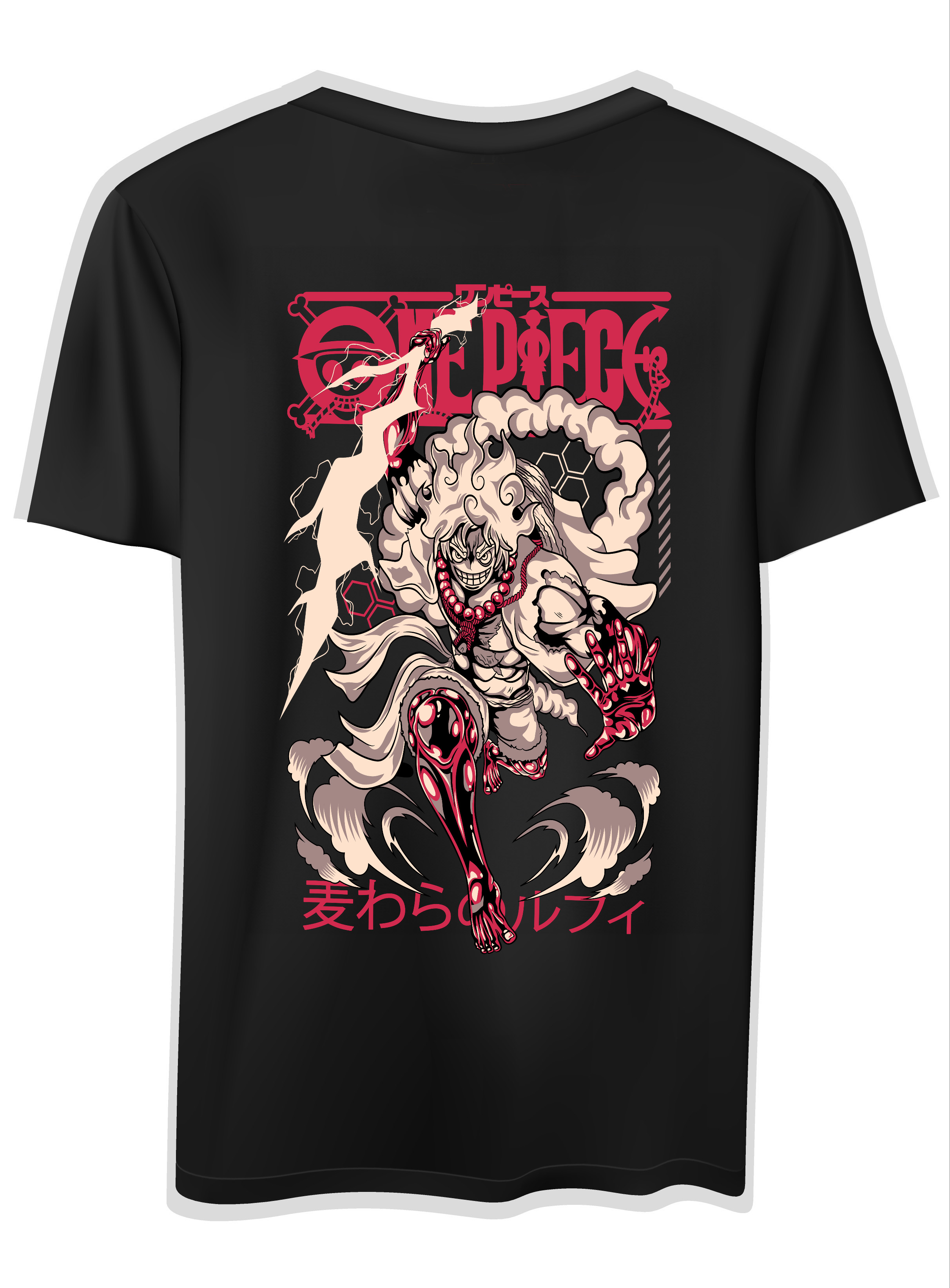 T-Shirt Gear One Piece Pop Culture Black