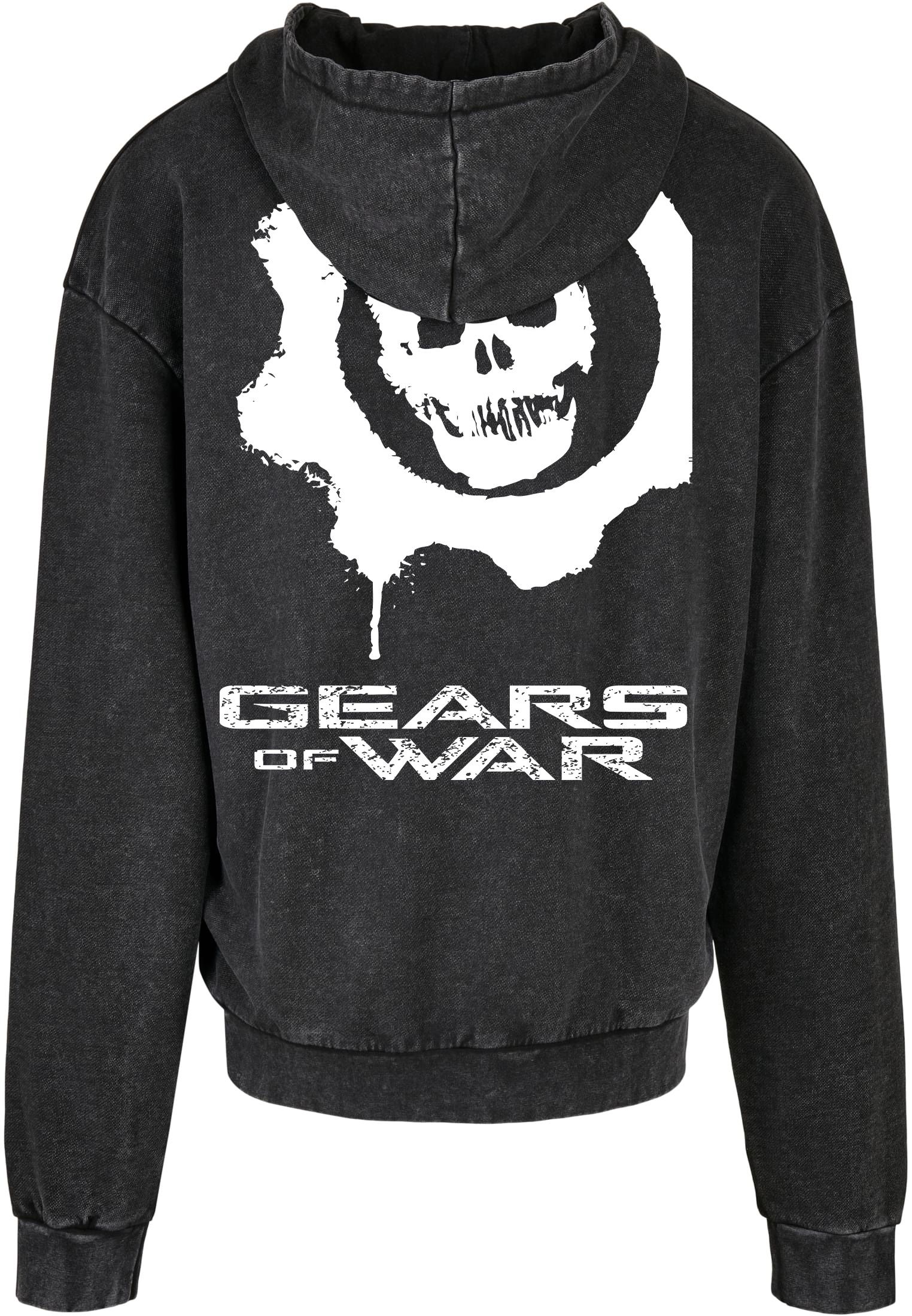 Oversized Premium Hoodie Gears Of War Pop Culture Black