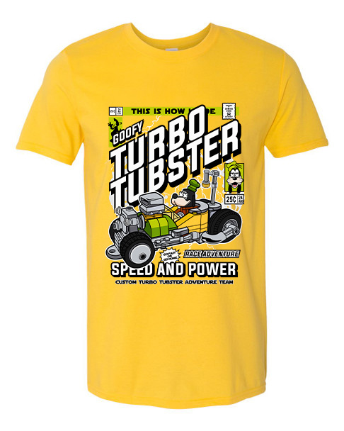 T-Shirt Goofys Turbo Tubster Pop Culture Daisy